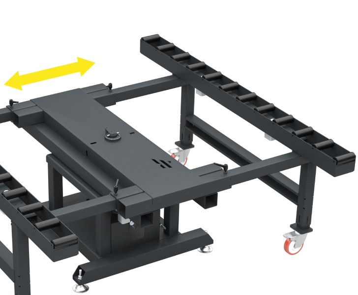 Banken voor Handmatige Assemblage Spin Bench Verlenging Emmegi